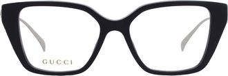 Gucci Demo Butterfly Ladies Eyeglasses GG1969O 002 51