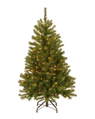 National Tree Company 4.5ft North Valley Spruce Hinged Tree