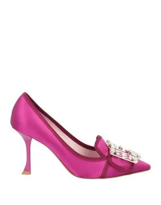 シューズ・サンダルその他 ROGER VIVIER Woman High heel shoes Blush Pink RVW00600920D1P Viv' on the Run Sneakers in suede and fabric Pink Woman