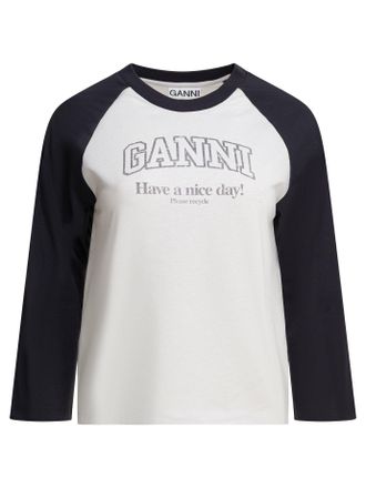 Ganni Baseball T-Shirt