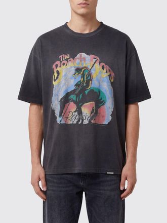 Represent T-shirt in cotone organico e canapa con stampa rock