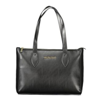 Mario Valentino Tote Bags, female, Black, Size: ONE SIZE 2-Handle Shoulder Bag