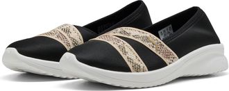 Puma Sneaker PUMA ADELINA 2 SNAKE CHIC, Damen, Gr. 37,5, schwarz (puma schwarz, gold), Textil, Schuhe Sneaker