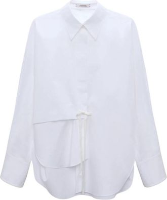 Dorothee Schumacher Poplin Power Blouse - Dames - Overhemden - Wit - L - Katoen - Overhemden