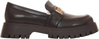 Roberto Cavalli Platte Schoenen - Dames - Loafers - Zwart - 41 EU - Schoenen