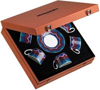 Missoni Tea Cup & Saucer Set Of 6 In Luxury Box in Multicolor 1 at Nordstrom
