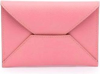 Herm&egrave;s Pre-owned Card Holder - Dames - Vintage Accessoires - Roze - ONE Size - Leer - Vintage