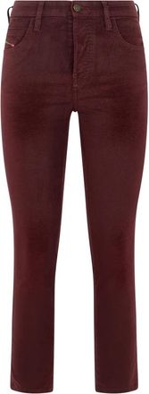 Diesel Slim Jeans - Dames - Skinny Jeans - Rood - W26 - Katoen - Jeans