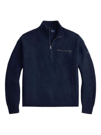 Polo Ralph Lauren Maglione con mezza zip - Blu