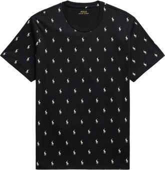 Polo Ralph Lauren Polo Pony-motif T-shirt - men - Cotton - L - Black