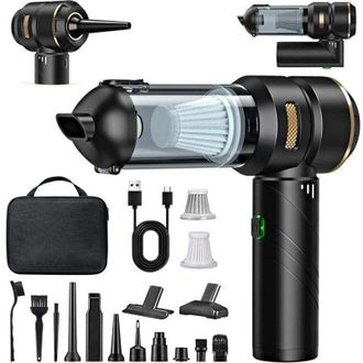 OEM Aspiradora De Mano Inal&aacute;mbrica 4 En 1, Potente, 25000 Pa, 3 Velocidades, 220 000 Rpm, Para Coche, Cocina, Ordenador, Sof&aacute;, Oficina, Hogar Y Limpieza D