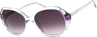 Bebe BB7245 501 Womens Sunglasses Purple Size 54