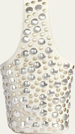 Khaite Livia Small Studded Leather Shoulder Bag