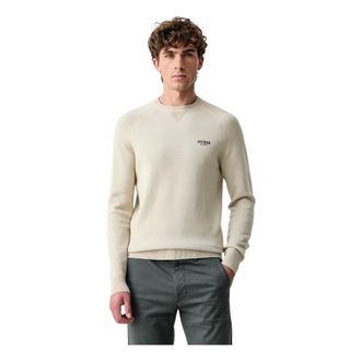 Guess Naito Pullover - Heren - Truien - Beige - Maat: L Wol