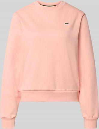 Lacoste Sport Relaxed Fit Sweatshirt aus reiner Baumwolle in Apricot, Gr&ouml;&szlig;e 34