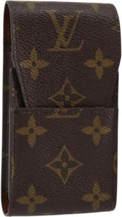 Louis Vuitton Pre-owned Accessories, female, Brown, Size: ONE SIZE Pre-owned Canvas Pouch
