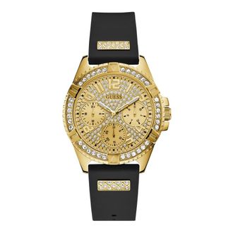 Guess Quartz Rubber Armbandhorloge - Dames - Horloges - Geel - ONE Size - Accessoires