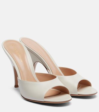 Gianvito Rossi Mules Sofia in pelle
