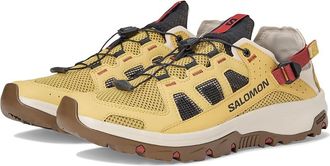 Salomon Techamphibian 5 Mens Shoes Antique Gold/Rainy Day/Burnt Henna : 8 D - Medium, Textile