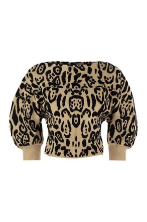 Sportmax Ice - Animal Jacquard Sweater