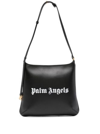 Palm Angels Giorgina shoulder bag - women - Cotton/Calf Leather - OS - Black