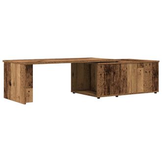 vidaXL Vidaxl - Mesa De Centro Madera Contrachapada Envejecida 150x50x35 Cm