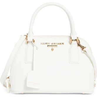Kurt Geiger Small Highgate Bowler Bag in White at Nordstrom Rack