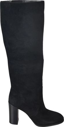 Michael Kors Medium Hak Laarzen - Dames - Hoge Laarzen - Zwart - 41 EU - Su&egrave;de - Schoenen