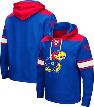 Colosseum Mens Colosseum Royal Kansas Jayhawks 2.0 Lace-Up Pullover Hoodie at Nordstrom, Size X-Large