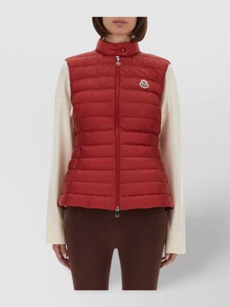Moncler fitted high neck sleeveless padded vest
