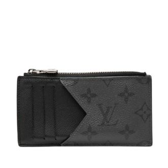 Louis Vuitton Pre-owned Wallets, male, Black, Size: ONE SIZE Pre-owned Monogram Eclipse Business Card Case