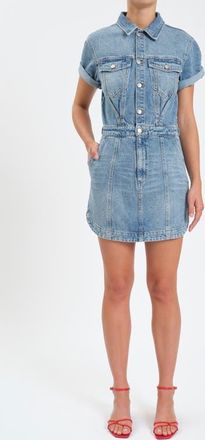 Daze Topanga Denim Dress in Plot Twist at Nordstrom, Size X-Small