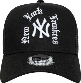 New Era Wordmark Trucker New York Yankees - Accessories - unisex - Negro - ONE SIZE