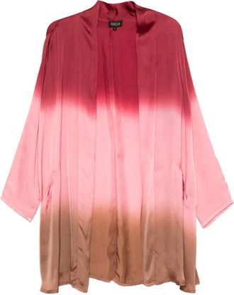 Yavi Giacca con fantasia tie dye - Rosa