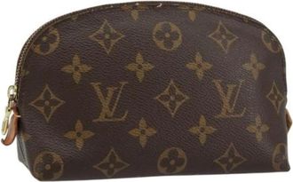 Louis Vuitton Pre-owned Clutches, female, Brown, Size: ONE SIZE Pre-owned Vintage Canvas Clutch
