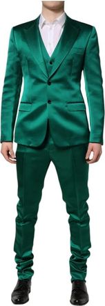 Dolce & Gabbana Hombre, Trajes, Verde, Talla: L