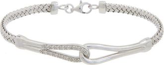 Meshmerise 18K Gold 0.12 Ct. Tw. Diamond Bracelet