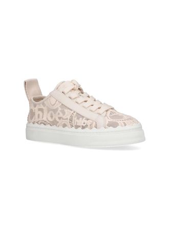 Chlo&eacute; Chlo&egrave; Monogram Jacquard Sneaker - Beige