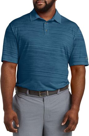 Reebok Big & Tall Performance Space-Dyed Polo Shirt in Escape Blue at Nordstrom, Size Xxx-Large