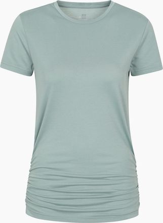 Mountain Warehouse Womens Mountain Warehouse Womens/Ladies Active Ruched Longline T-Shirt - Green - Size: 16