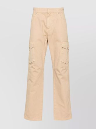 Balmain cotton straight-leg trousers