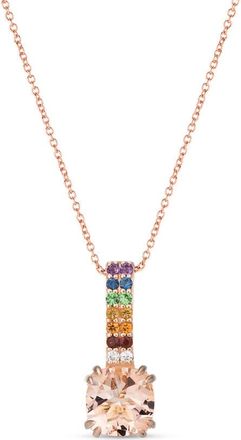 Le Vian Ladies Rainbow Necklaces set in 14K Strawberry Gold