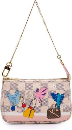 Louis Vuitton Pre-owned Handbags, female, White, Size: ONE SIZE Pre-owned Printed Shoulder Bag