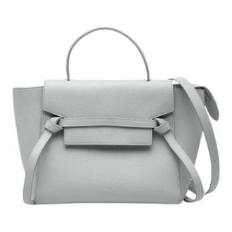 Celine Pre-owned Handbags, female, Gray, Size: ONE SIZE Pre-owned Vintage Satchel