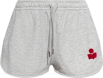 Isabel Marant Korte Broeken, Dames, Grijs, L, Katoen, Mifa Shorts