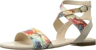 Cole Haan Womens Fenley Sandal In Sandshell/floral Print