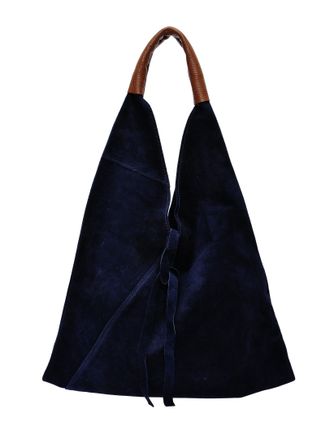 Anna Luchini Blauw Rundleer Tas