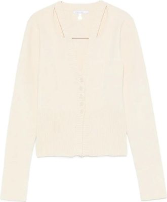 Patrizia Pepe Vest met uitgesneden detail - Wit