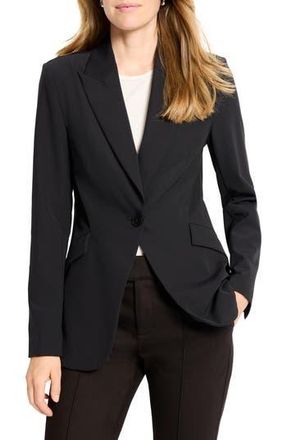Nic+Zoe Contour Blazer in Black Onyx at Nordstrom Rack, Size 4