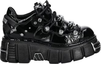 New Rock 120N Sneaker - Dames - Schoenen - Zwart - Maat: 37 EU Synthetisch